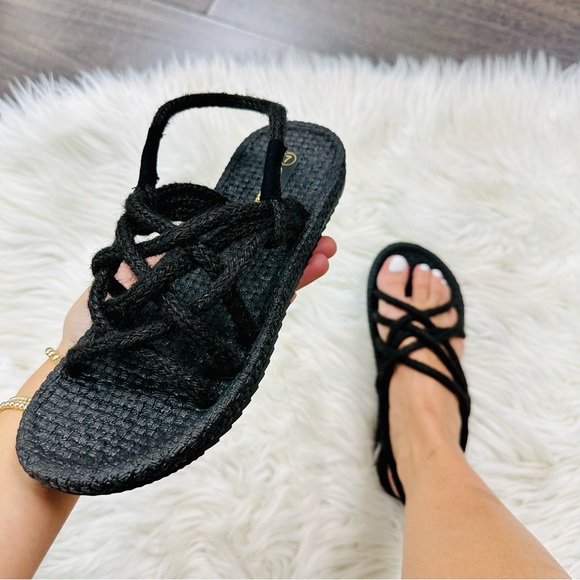 Black rope sandal - Picture 5 of 5